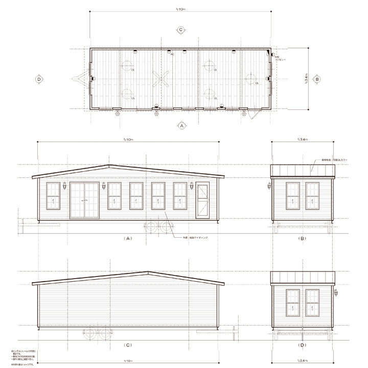 B1034：10m×3.4m